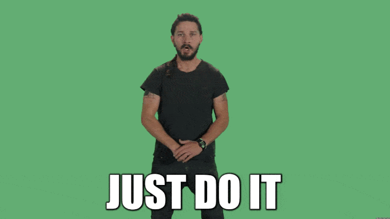 Shia LaBeouf being Shia LaBeouf.