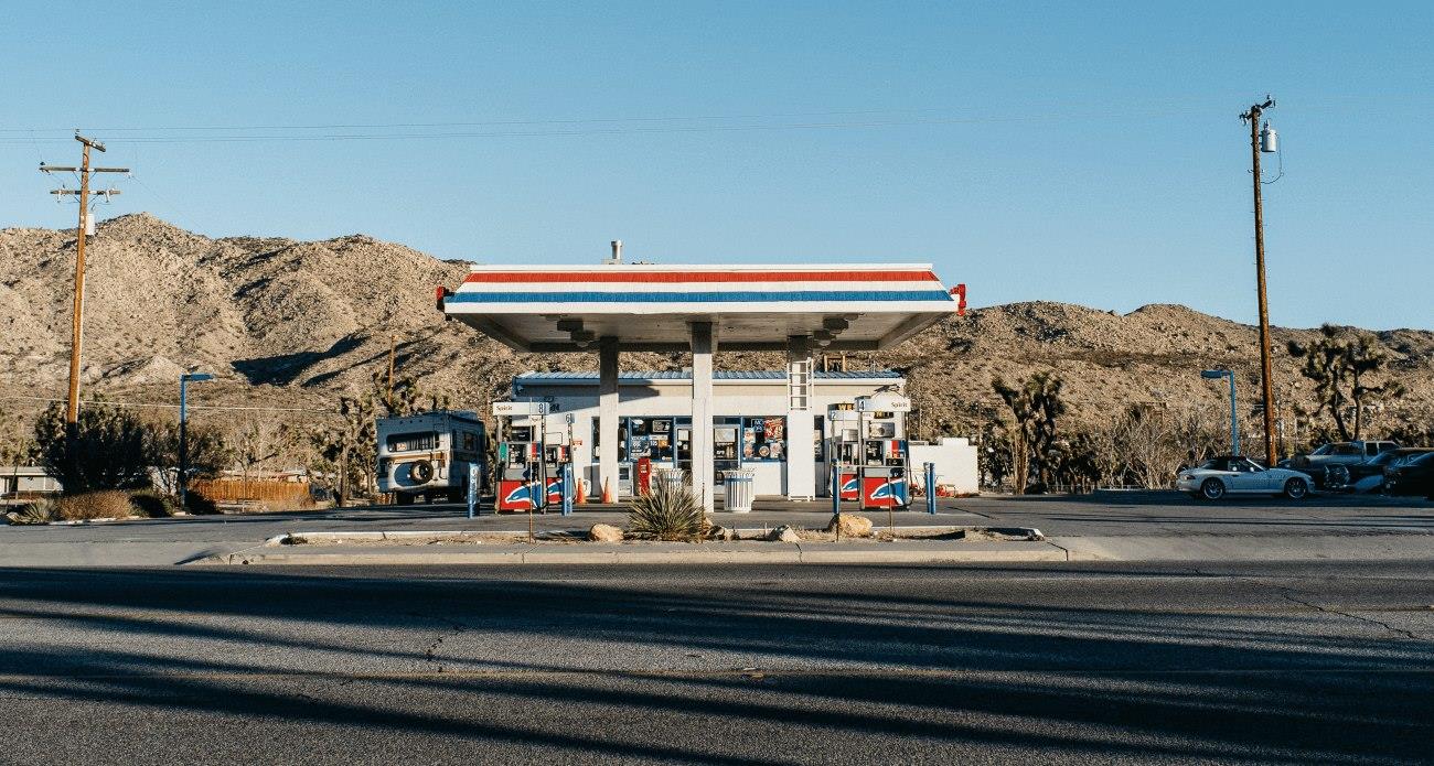 gas station