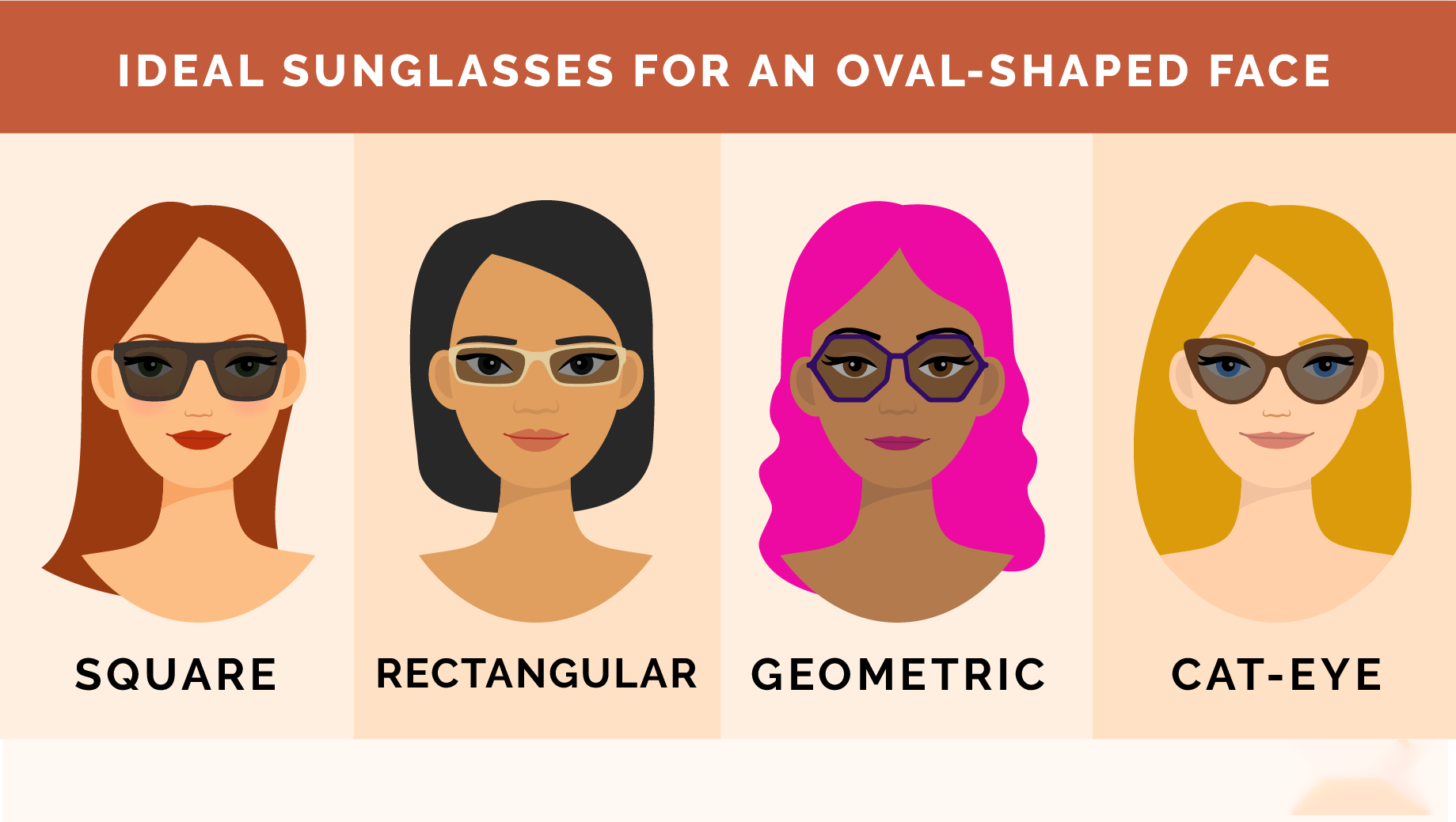 Face shape: oval