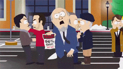 meme from South Park, Black Friday deal