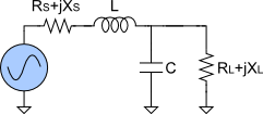 Lowpass L-match circuit topology.
