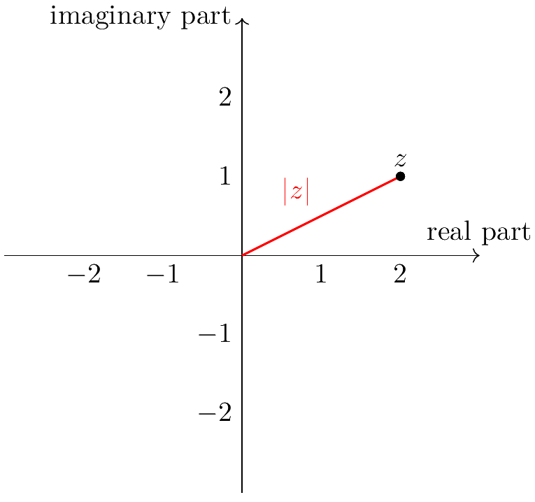 The complex plane.
