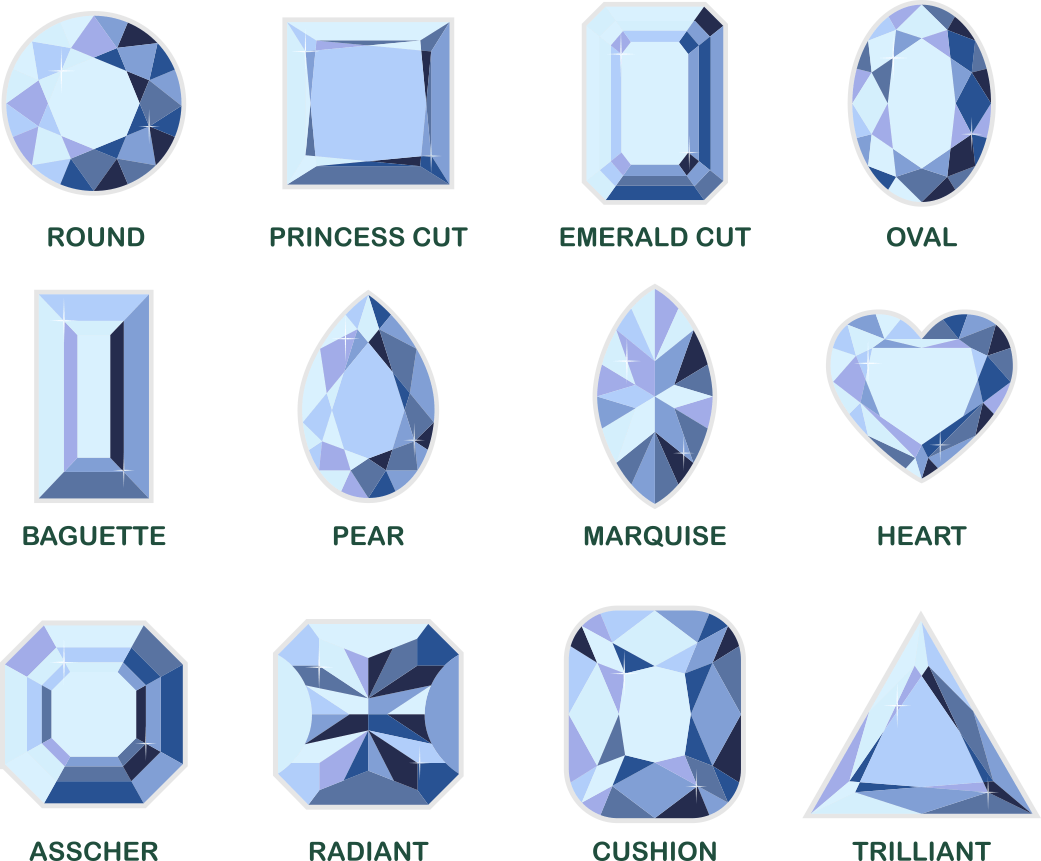 Diamond shapes.