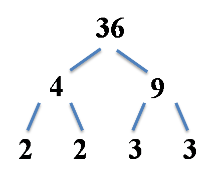 factor tree, alternative split