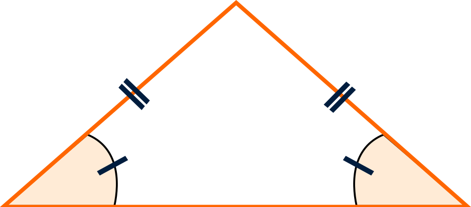 Obtuse isosceles triangle