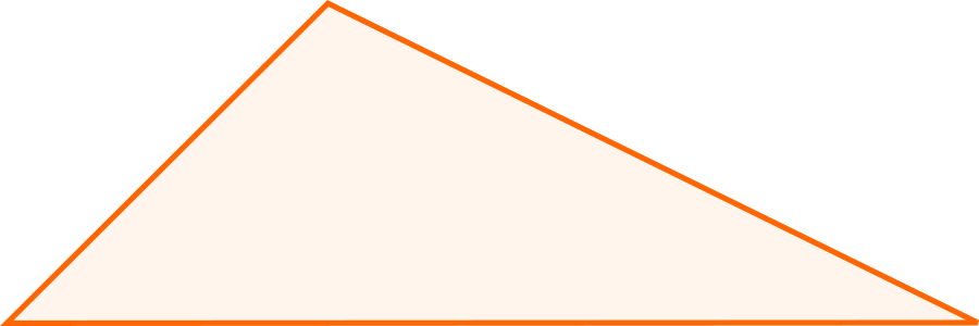 Obtuse scalene triangle