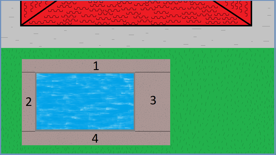 plan of typical yard
