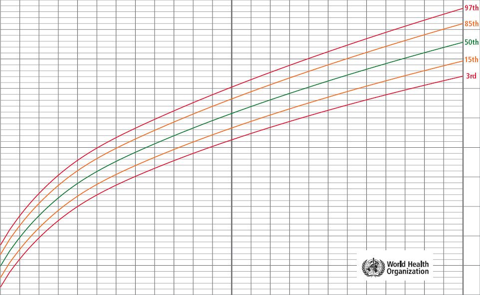 Growth Chart WHO - an example