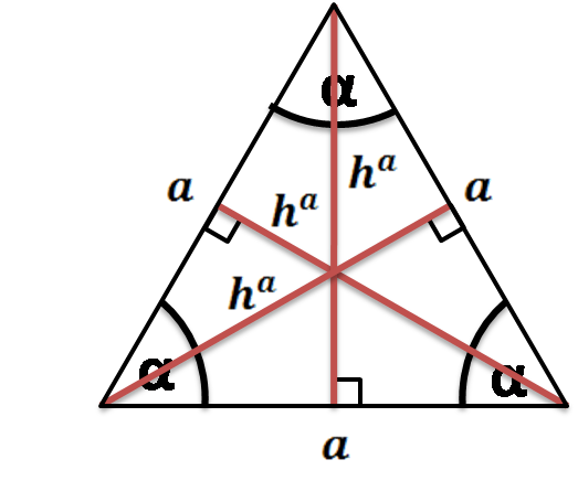 height of an equilateral triangle