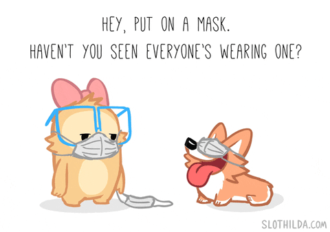 "gif: please, wear a mask"