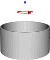 The picture of a cylindrical shelL