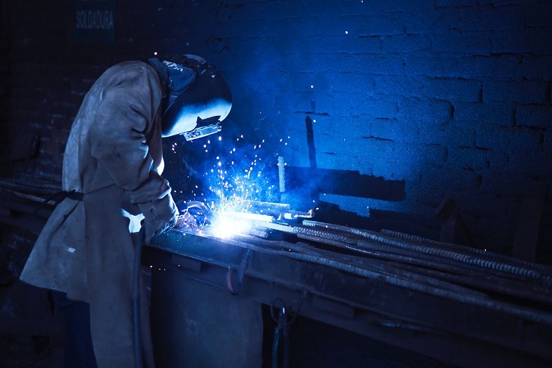 Metal weight calculator - metal welding illustration