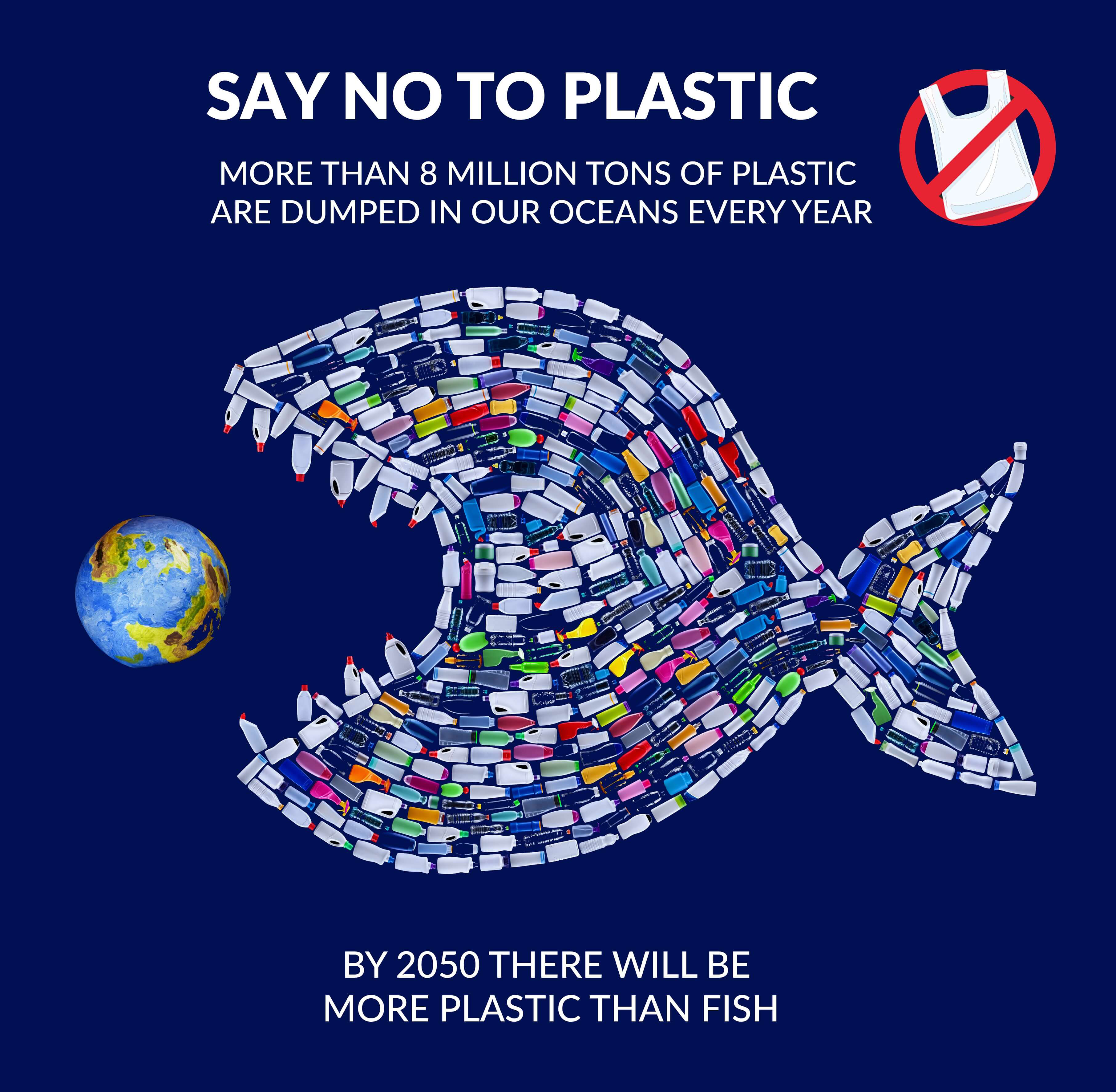 In 2050, we'll probably have as much plastic as fish in the oceans