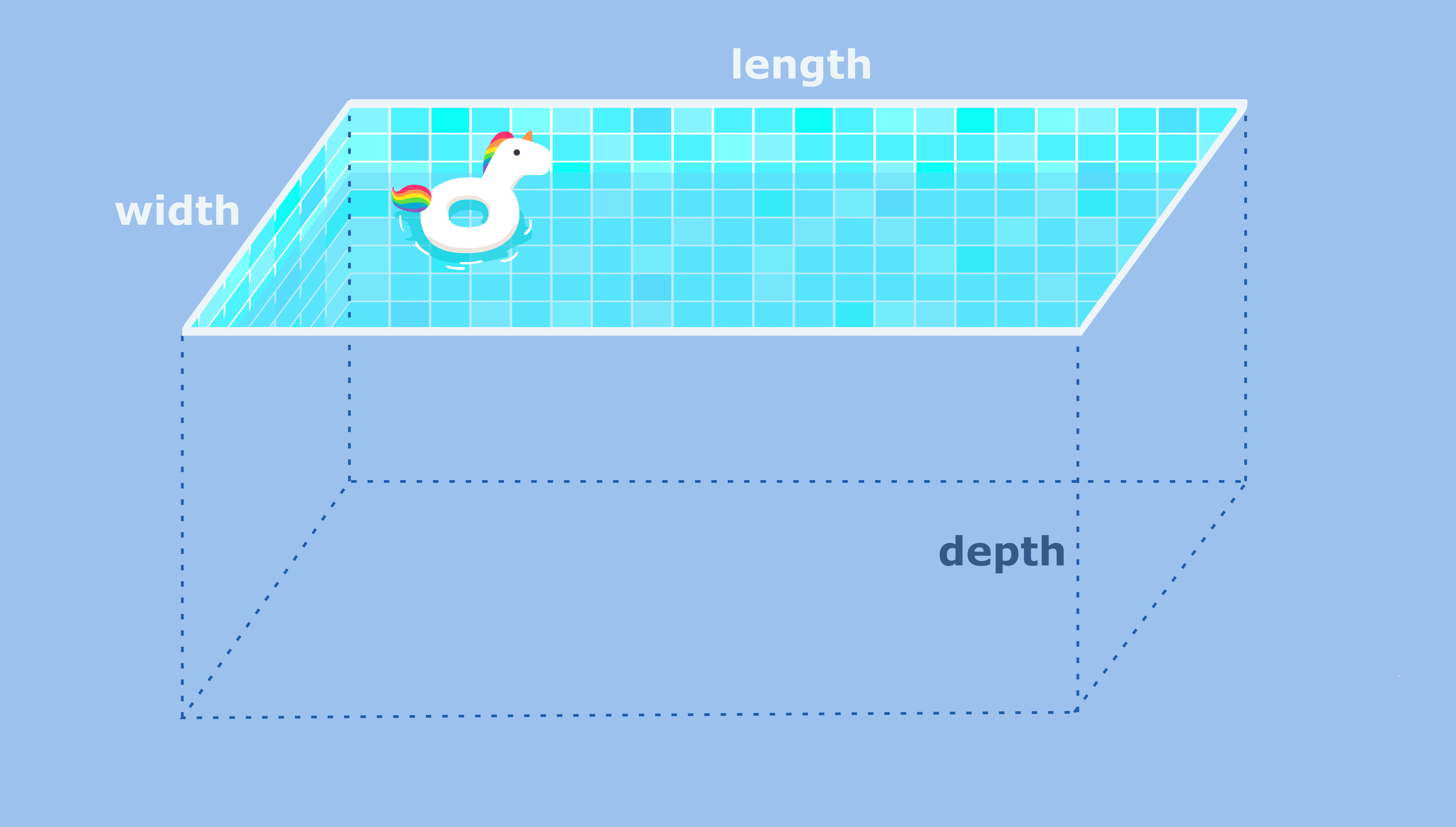 A swimming pool waiting to be tiled.