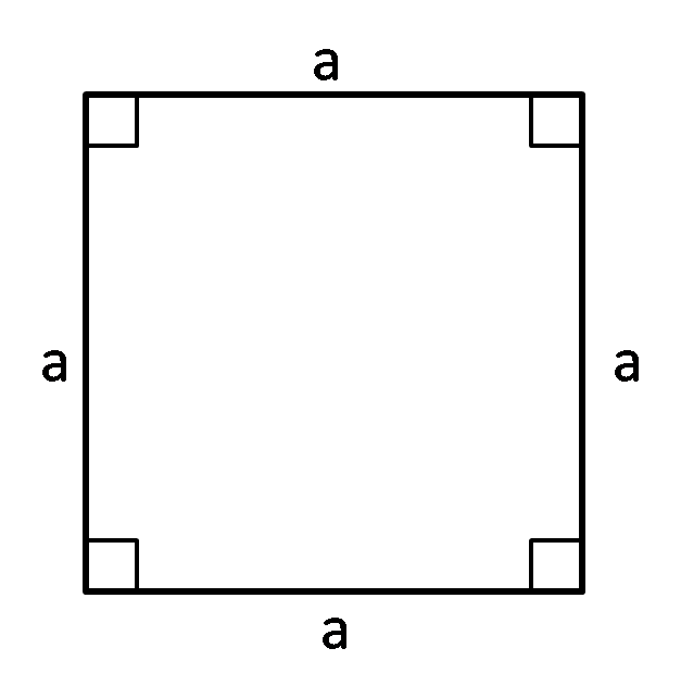 square with side a