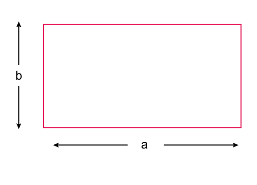 Image of a square section and its dimensions